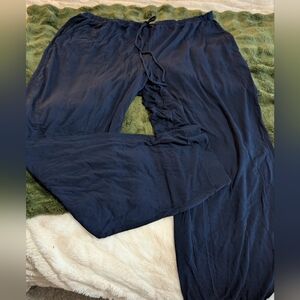 Soma Midnight Blue Lounge Pants Cool Nights Fabric